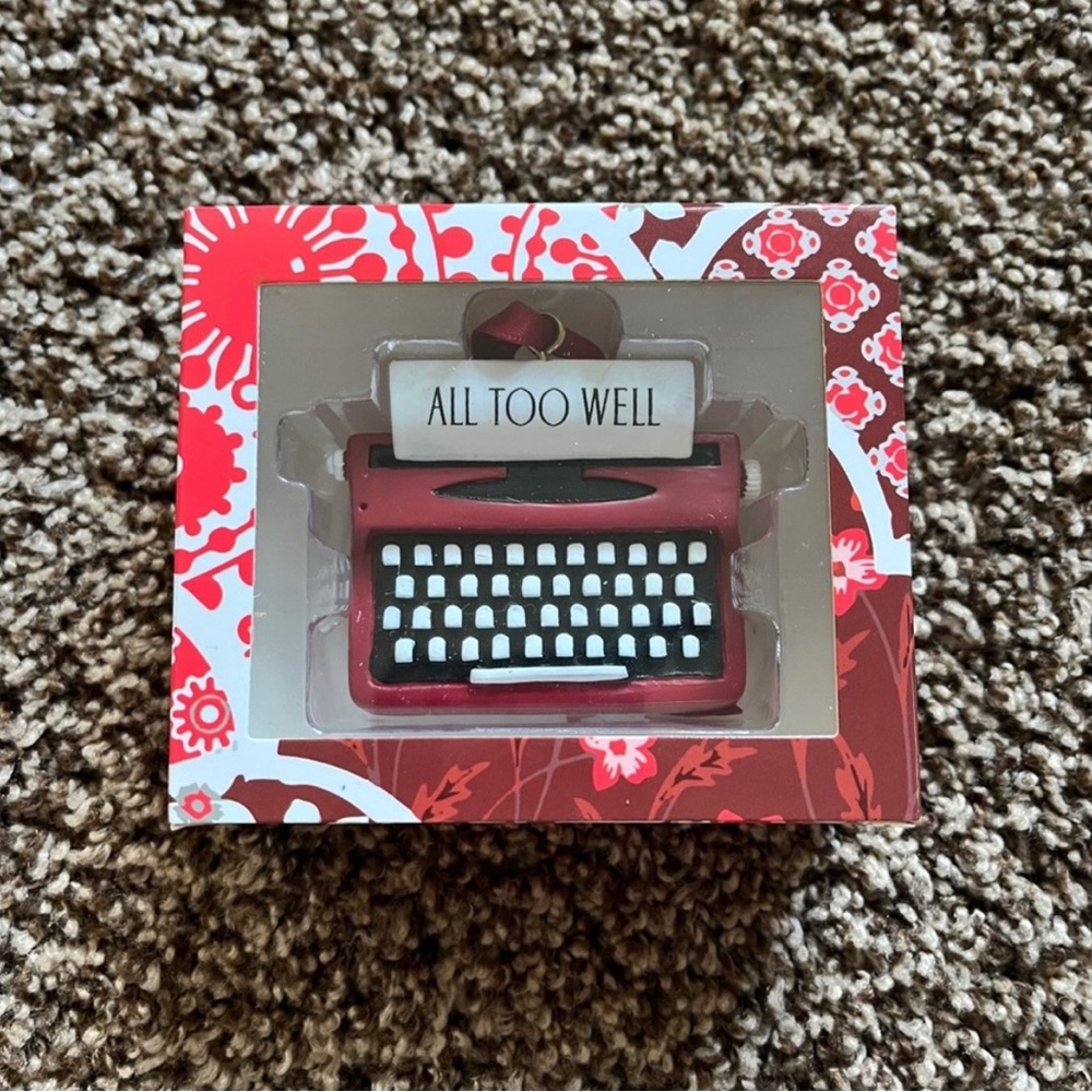 NEW Taylor Swift RED Typewriter Ornament